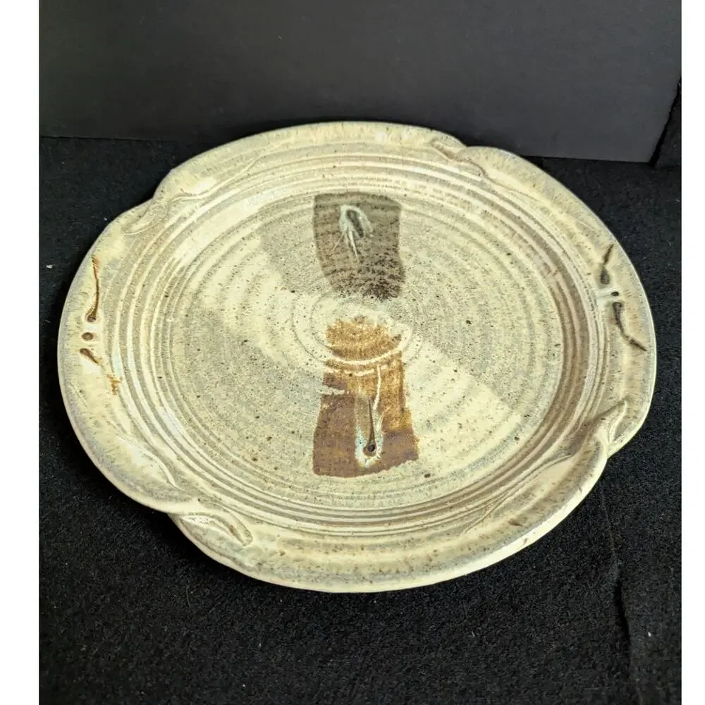 George Griffin Pottery, Sopchoppy Florida Handmade Art Pottery Plate 11